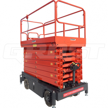 Самоходный подъёмник ножничного типа GROST Tower 0.5-7 по выгодной цене в Казани. Надежное качество и лучшие условия ждут вас.